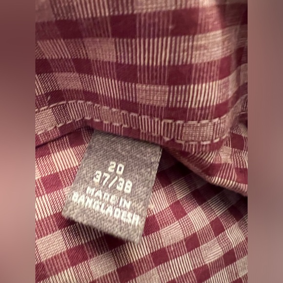 Geoffrey Beene Men's Button Down Size 20 (37/38) - Picture 5 of 6